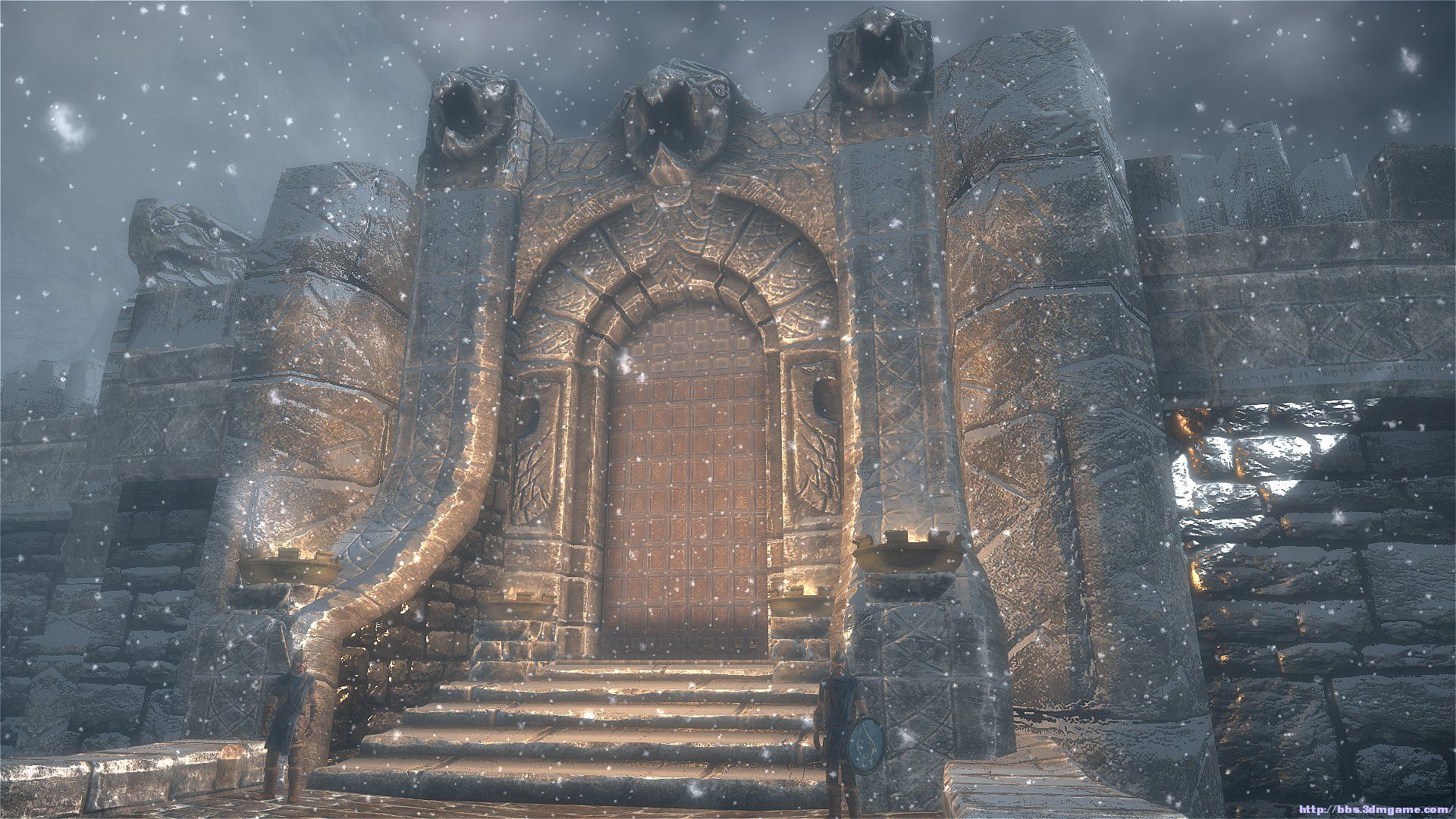 上古卷轴5风景贴图-windhelm-风盔城