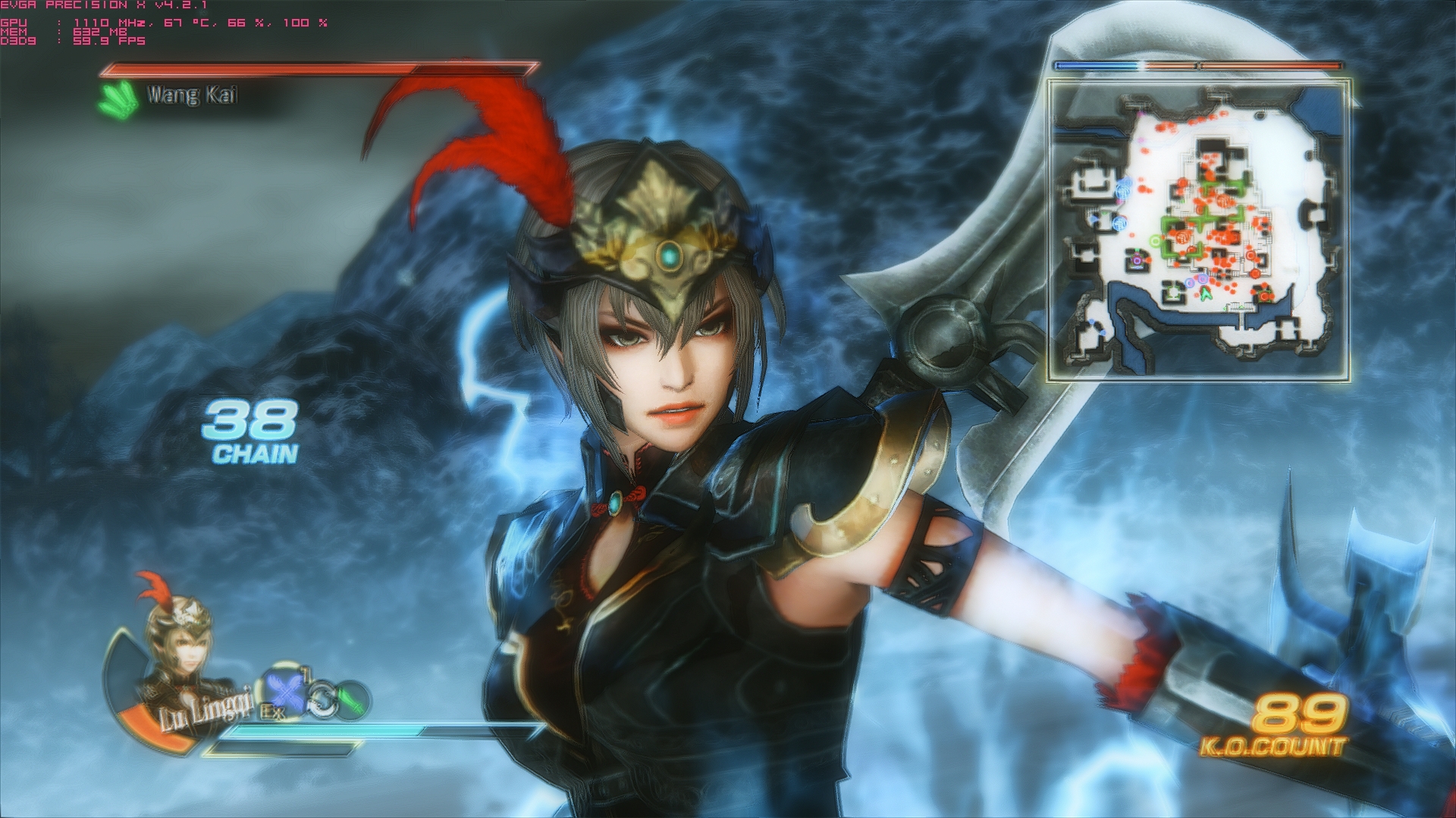 真三国无双7猛将传1080p最高截图(尝试了添加景深特效)