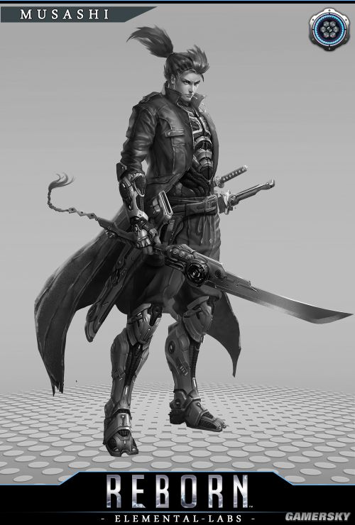 动作游戏《剑豪重生(reborn)》首曝 首批设定图公布 决战东京未来城
