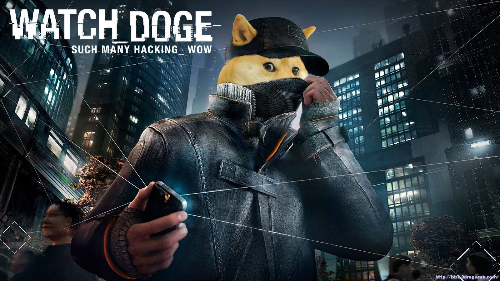 分享watch_doge《看门狗》壁纸一张