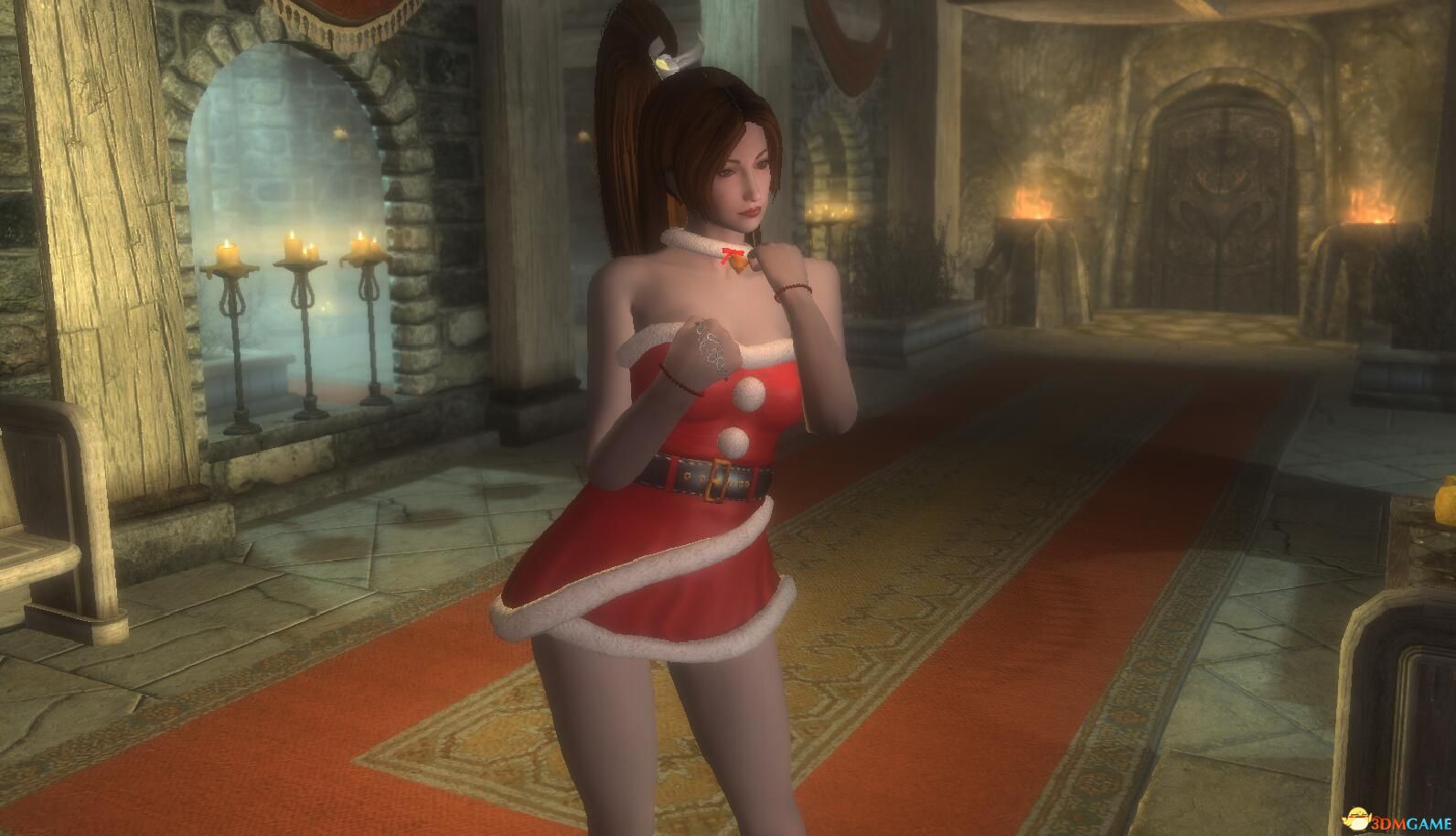 【服装分享】来自doa5里的一套圣诞礼服,还原度非常高,有兴趣的伙伴们