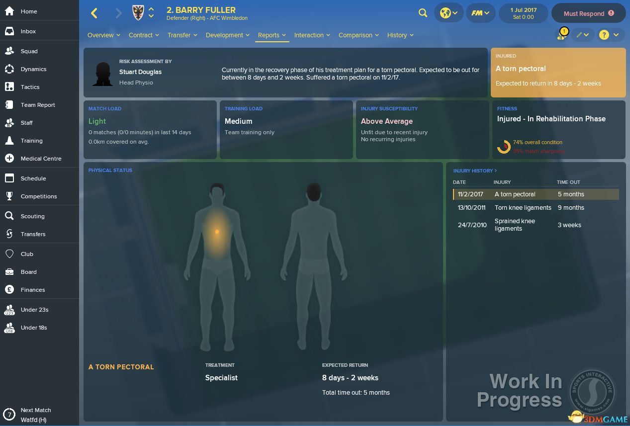 足球经理2018（Football Manager 2018）中英文正式版 Steam正版分流