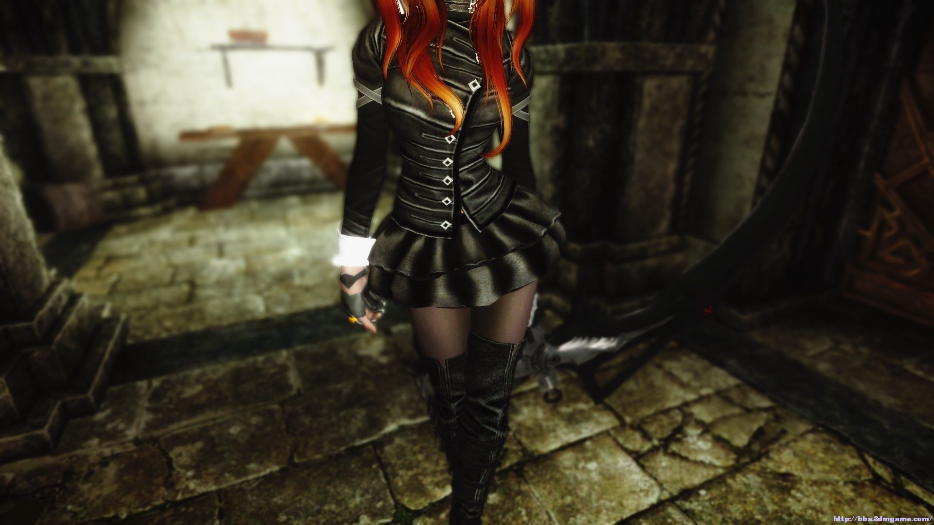 【妖妖舞资源抢救计画】【旧物】玛奇女妖黑色镰刀套装(原版)【分流】