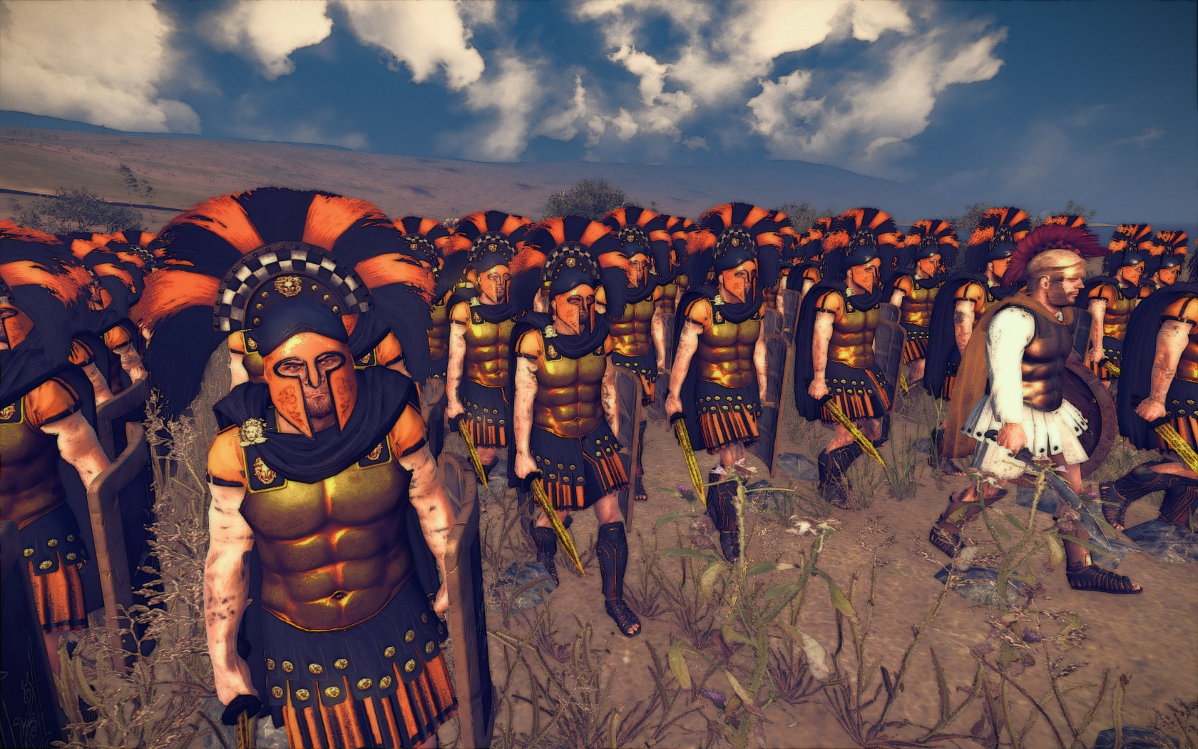 罗马2各个势力兵种兵模现在做的越来越好了 吐槽下 那个最好