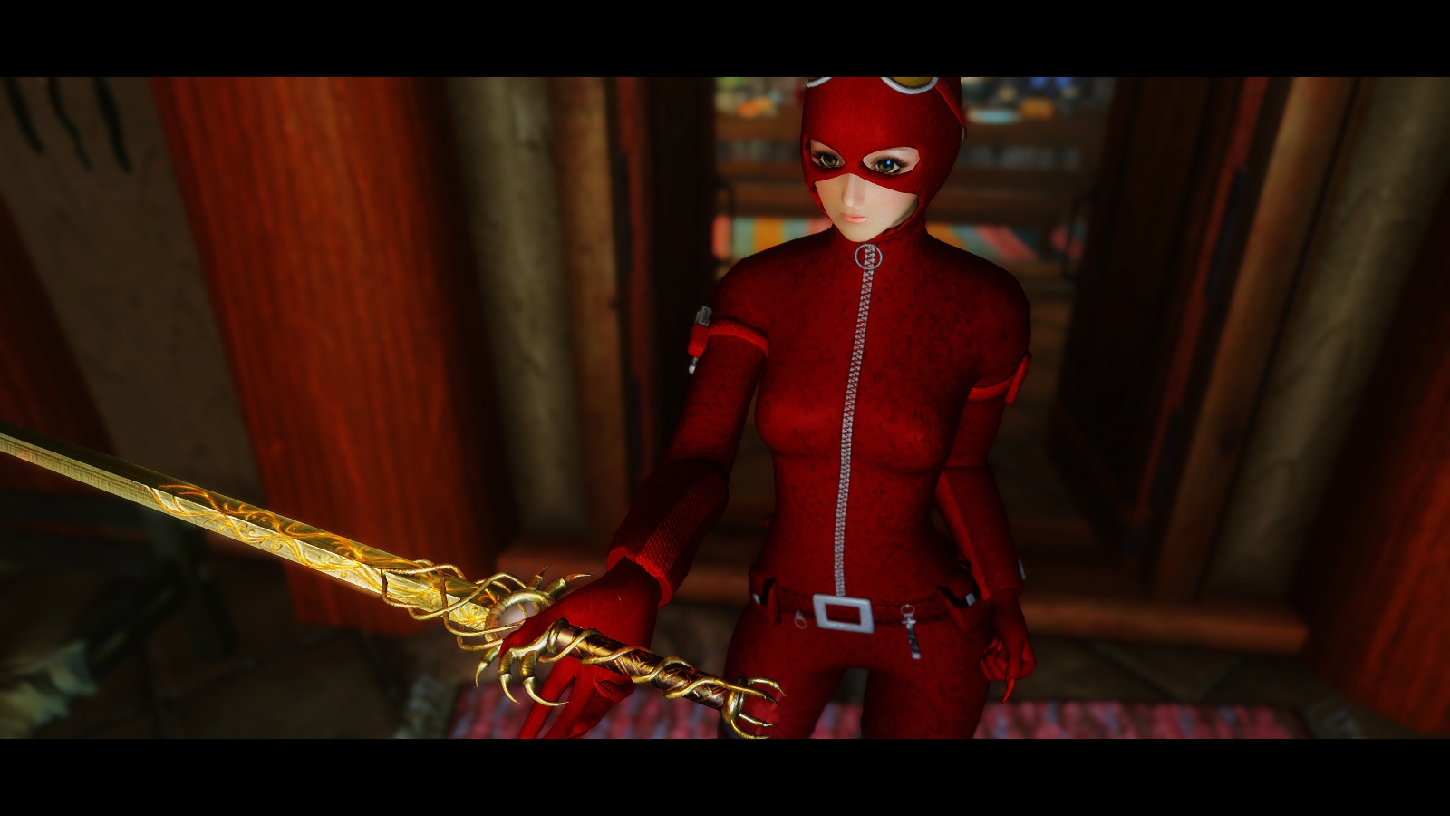 【少女卷轴之掌柜系列】红色猫女【服装】