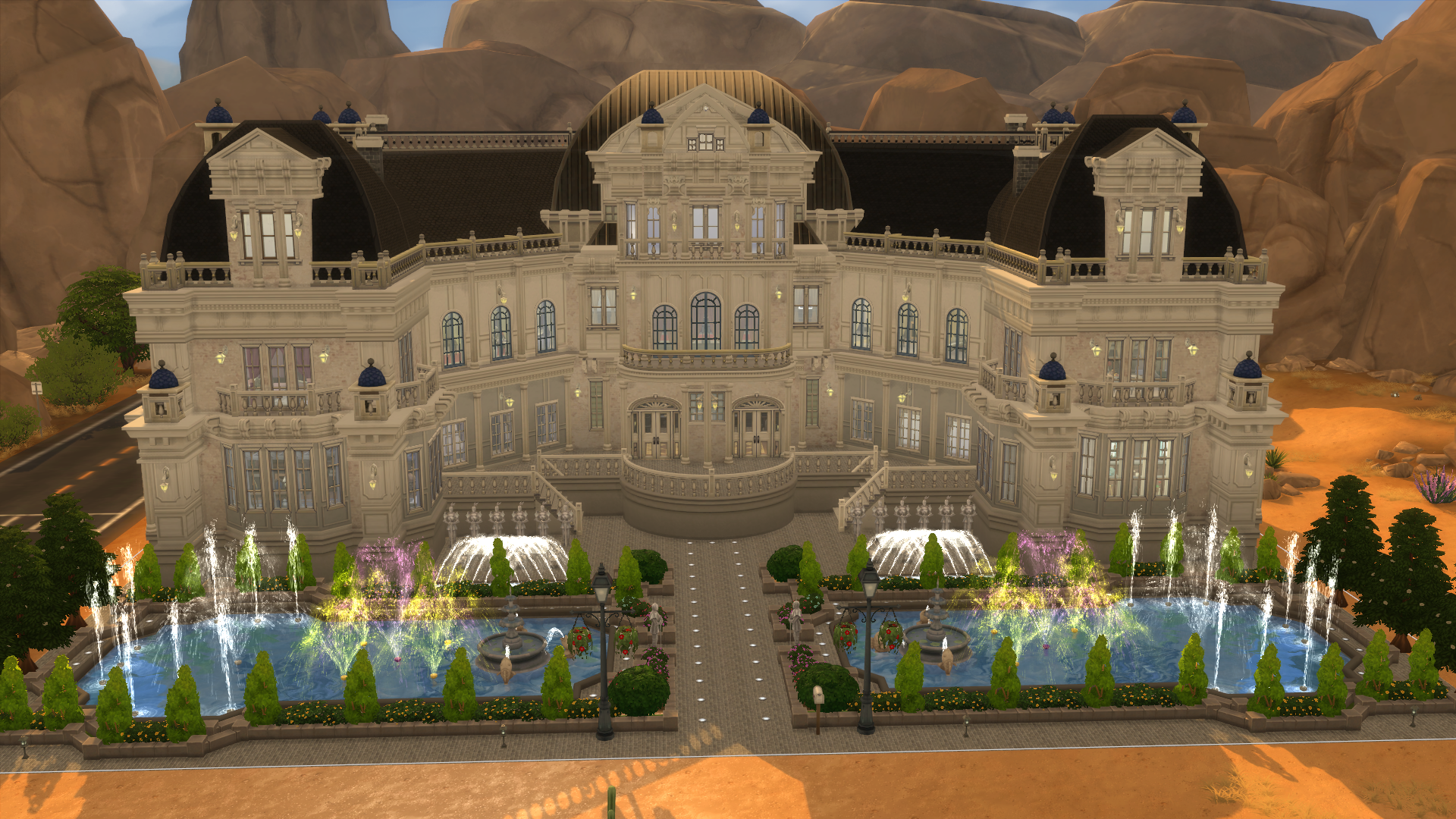 超大型欧洲风格宫殿建筑【伊德琳凡行宫】,圆你皇家梦.