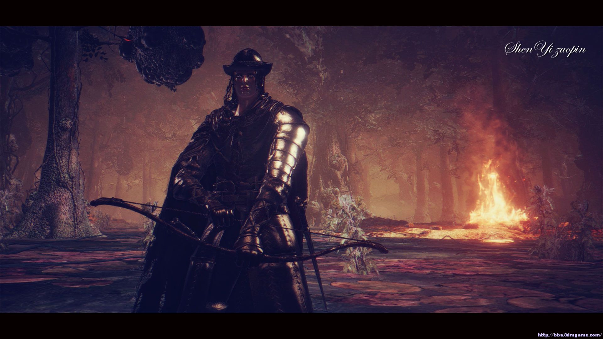 深渊中那一抹残红黑魂3意境截图胶片电影版