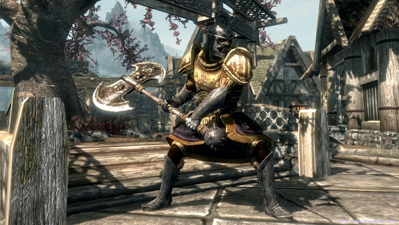 双手斧的mod好少啊,找了几天就找到一个mod.