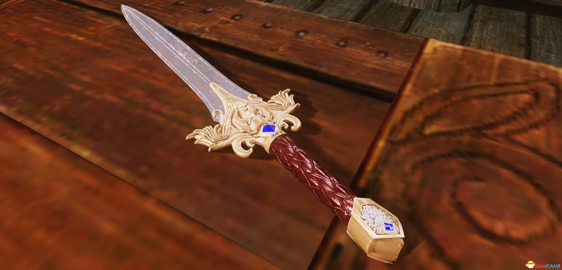 指路脸萌暴风城国王莱恩乌瑞恩一世的狮心剑单手短剑