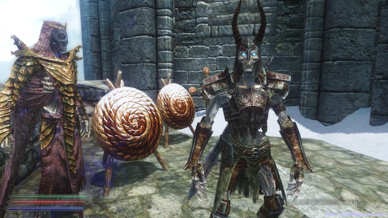 阿斯垂德 伤的这么重 还劈柴 辛苦辛苦 - 《上古卷轴5:天际》 - 3dm