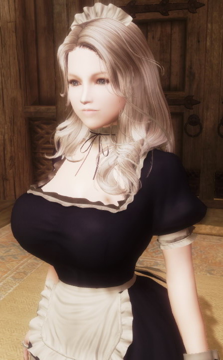 辐射3移植saber女仆装 erosbody身形 外加黑丝高跟 (2013.3.