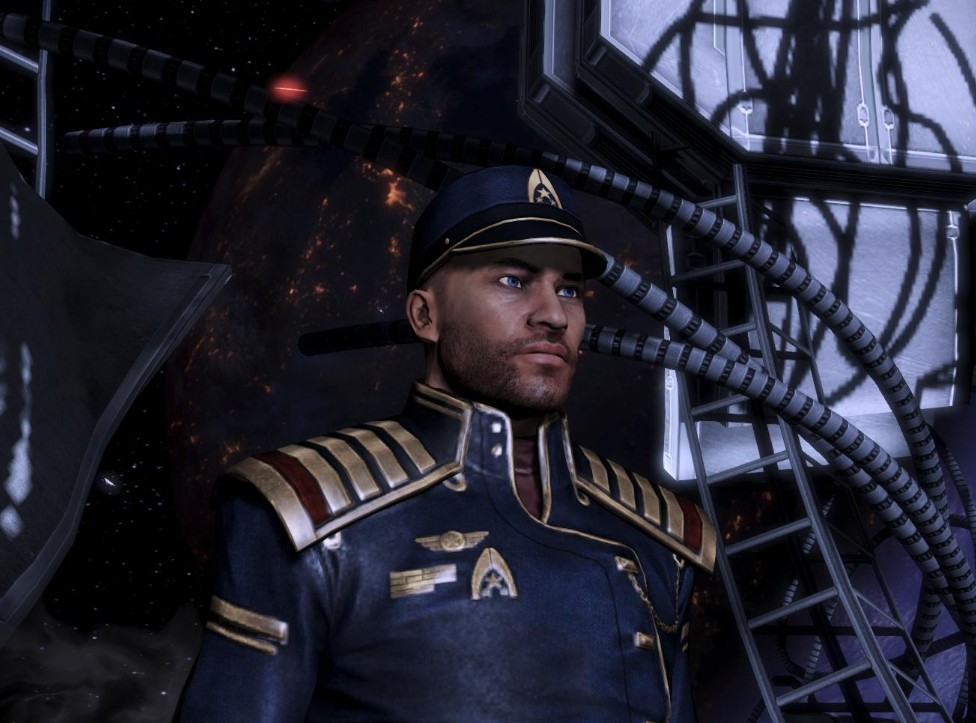 请问有没有办法让薛帕德在文明地区也穿上盔甲?