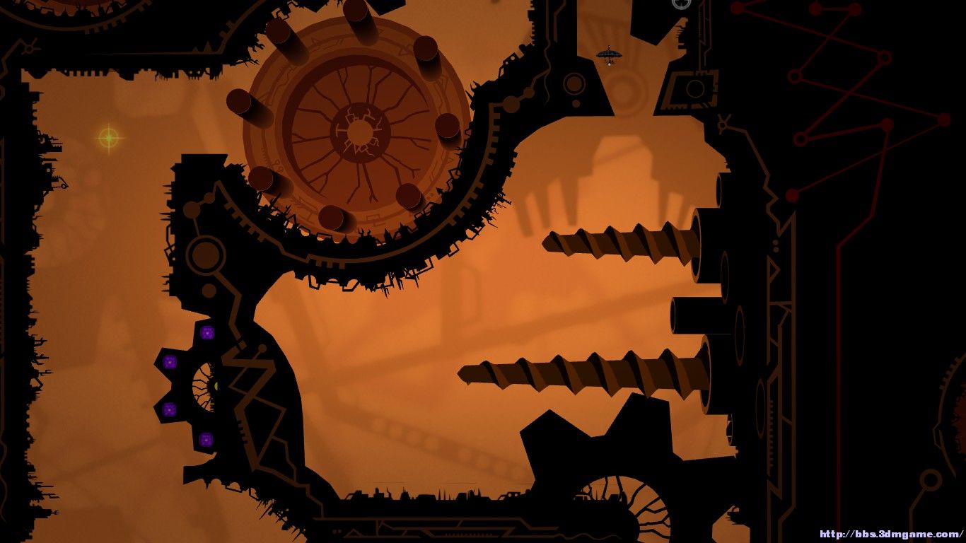 请教疯狂扭曲的暗影星球这个游戏最后一关拿绿色齿轮应该怎么过?