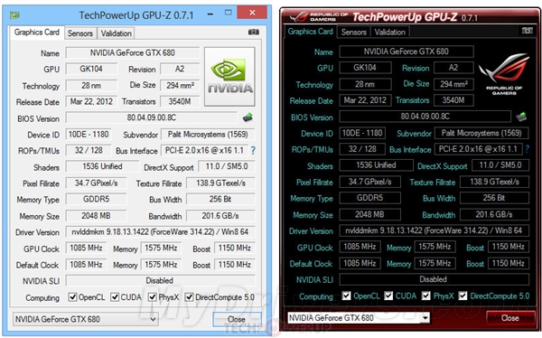 gpu-z 0.7.1发布:严重偏心n卡