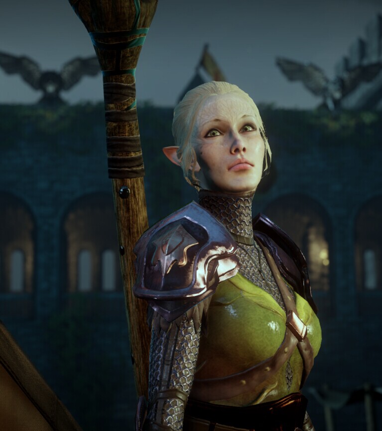 御姐女精灵法师!金发,碧眼,美丽动人,喜怒哀乐有图有真相.