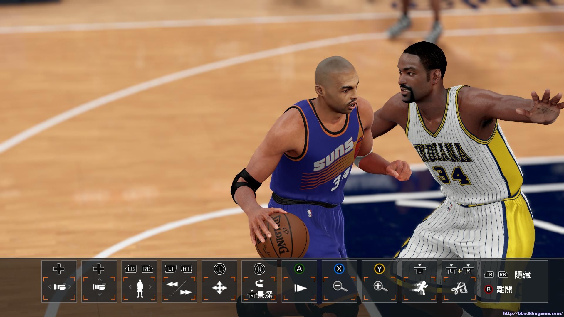 nba2k16 自带 93太阳 与 98步行者 10名以上球员面补