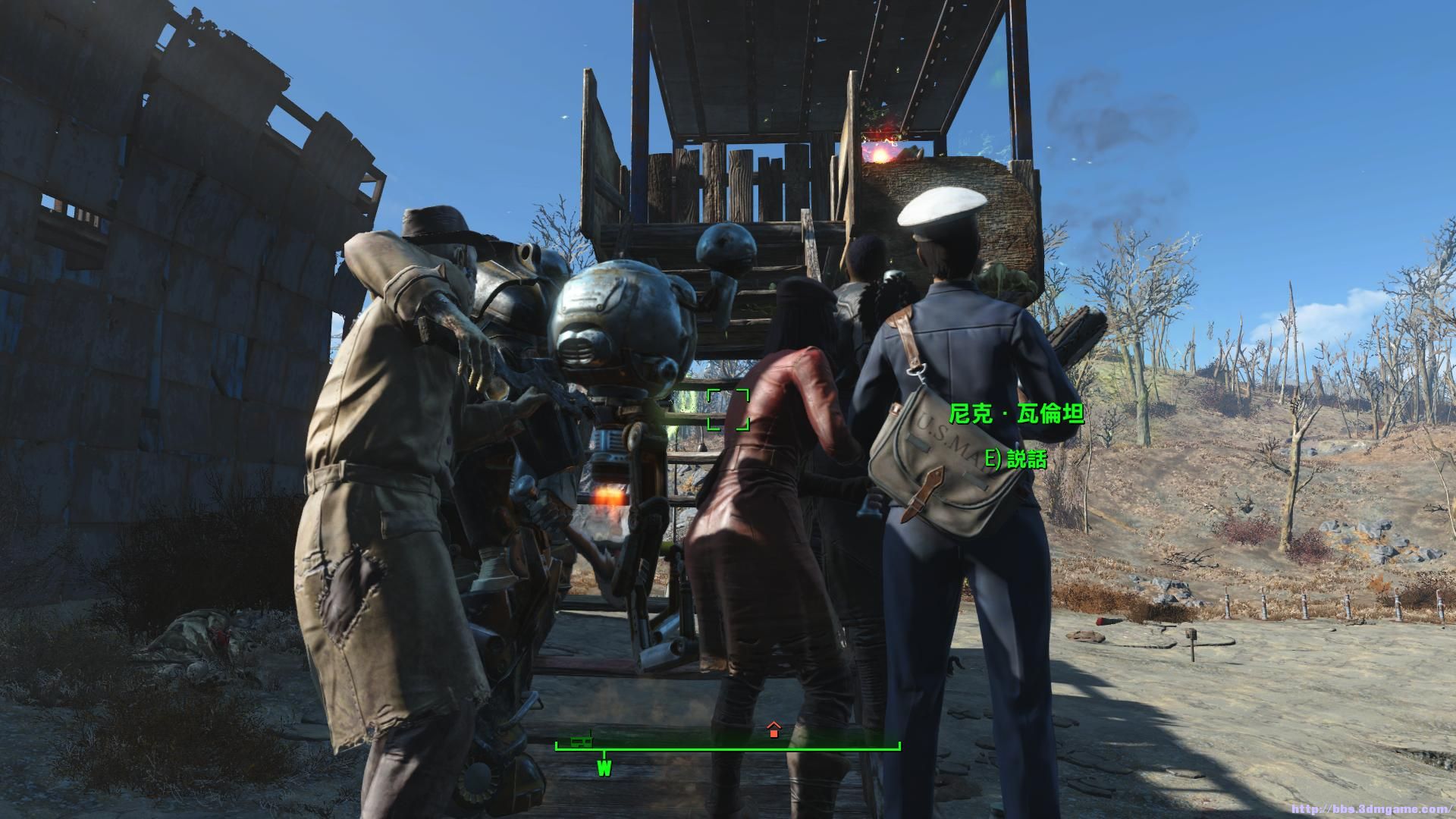 13个小伙伴一起围殴小怪兽~~o(^▽^)o - 《辐射4》 - 3dmgame论坛