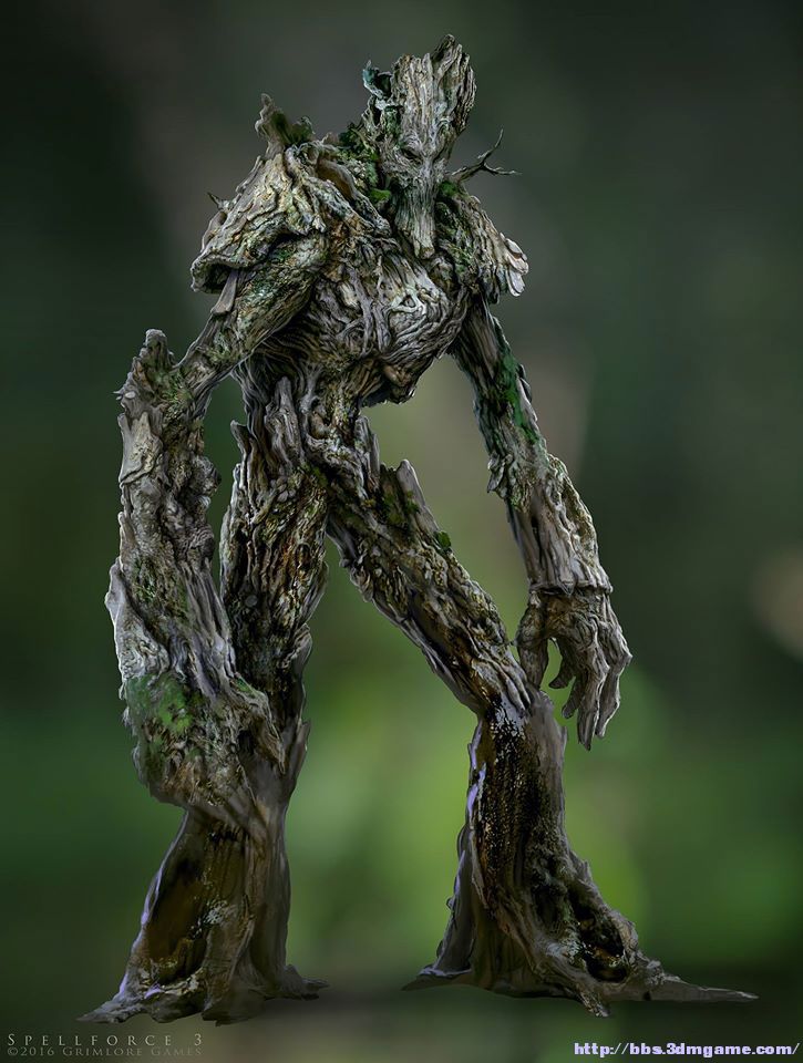 官方脸书更新了一张设计原画 —— 树精