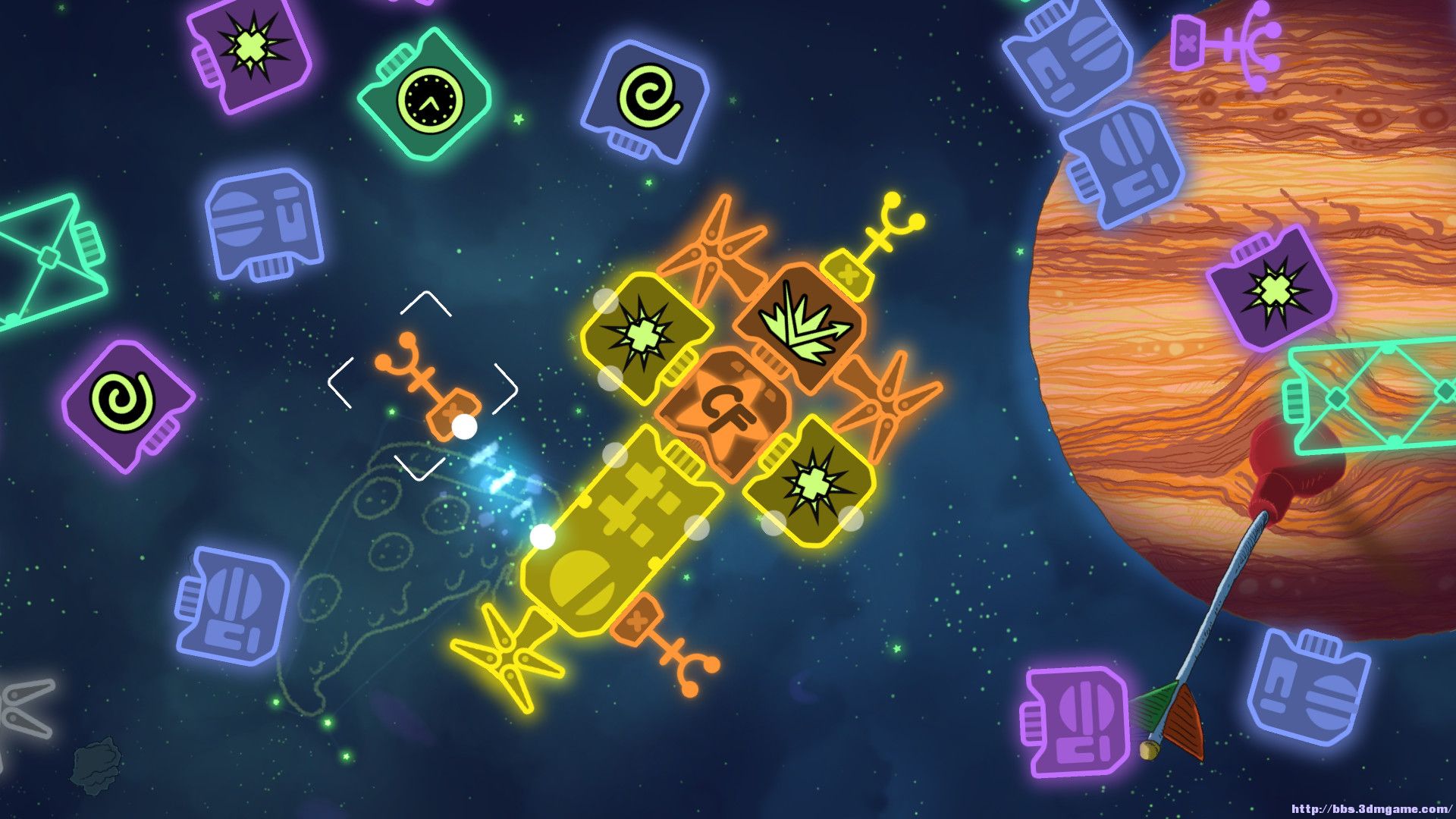 推荐一款非常好玩的roguelike类宇宙2d射击小游戏captainforeverremix