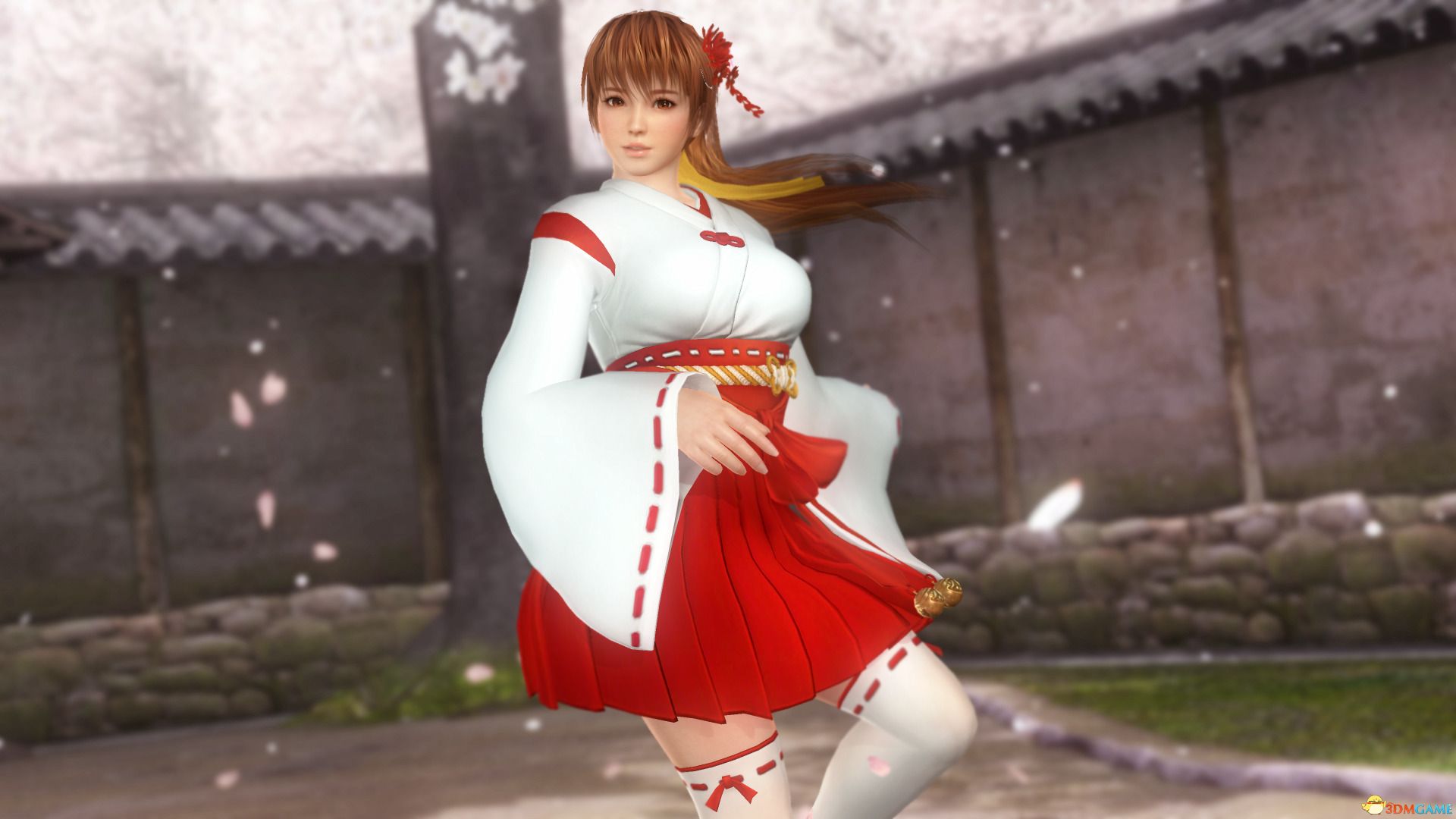 doa5lr,4月dlc"必胜祈愿!巫女服装"