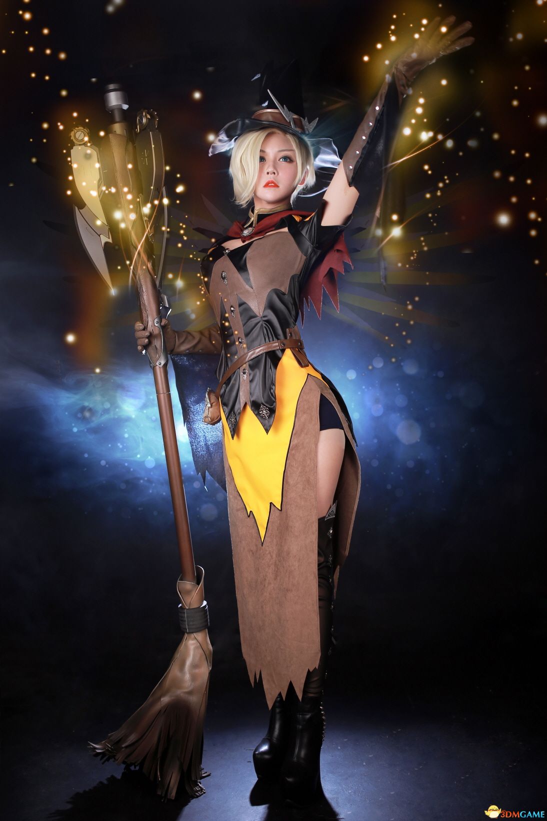 《守望先锋》天使窈窕女巫皮肤cosplay