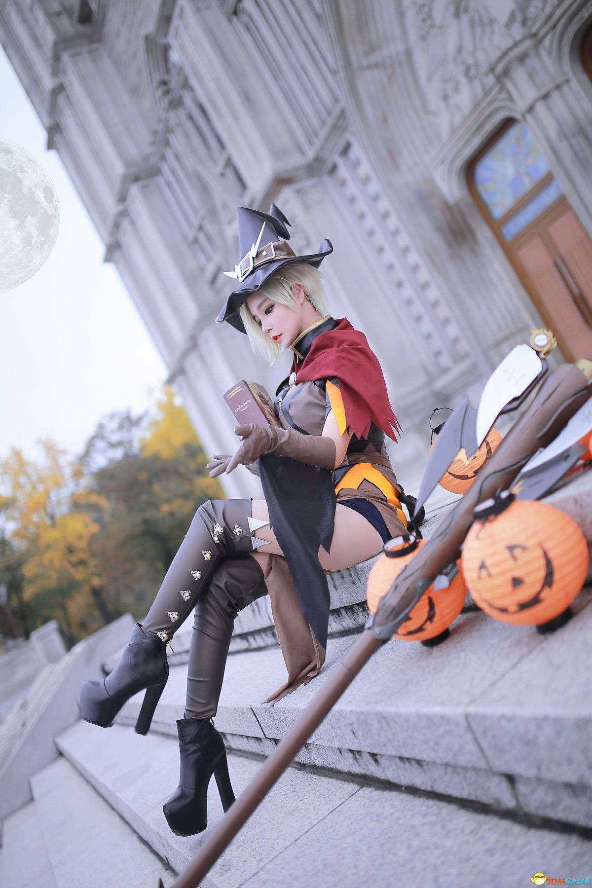 《守望先锋》天使窈窕女巫皮肤cosplay