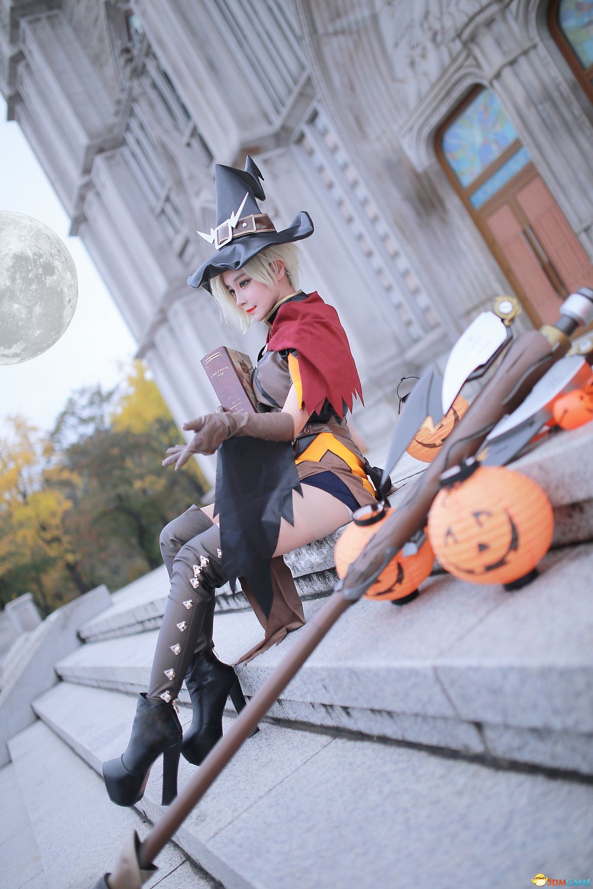 《守望先锋》天使窈窕女巫皮肤cosplay