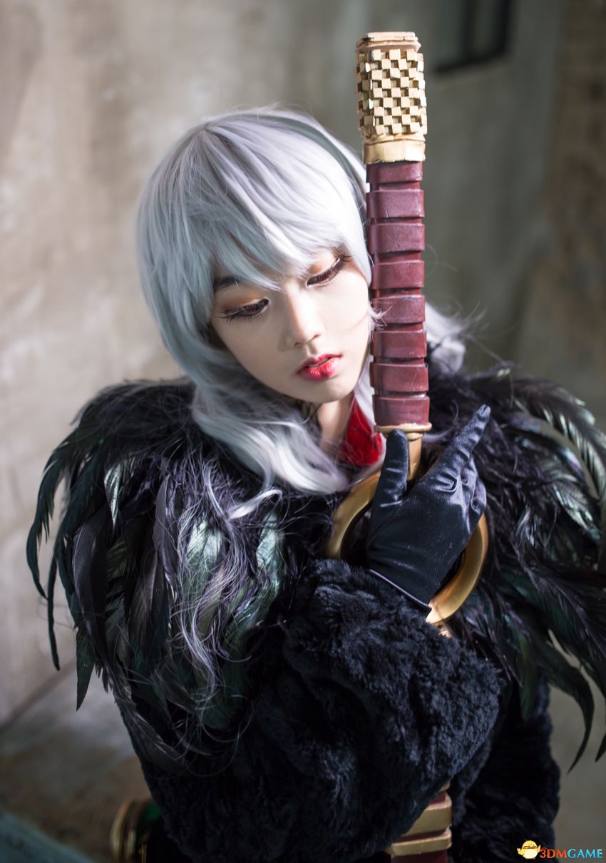 地下城与勇士女鬼剑士性感美腿丝袜美女cosplay