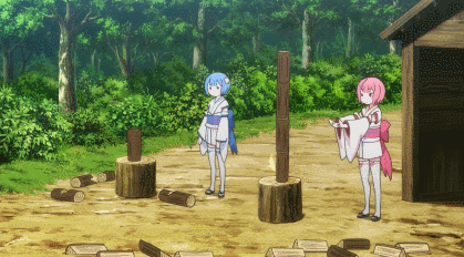 《re:从零开始的异世界生活》幼年拉姆与雷姆可爱萝莉cosplay