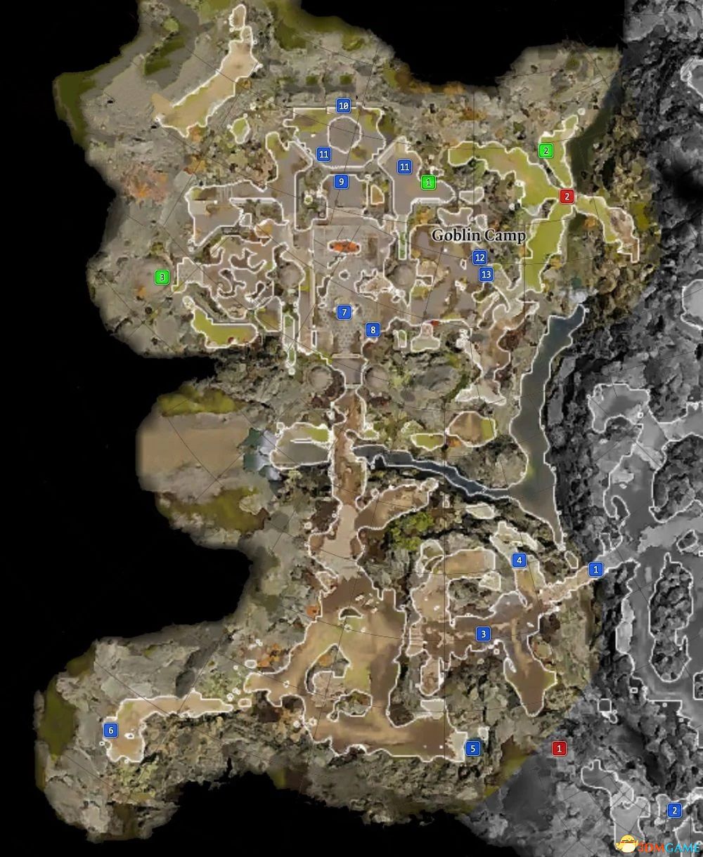 博德之门增强版地图图片