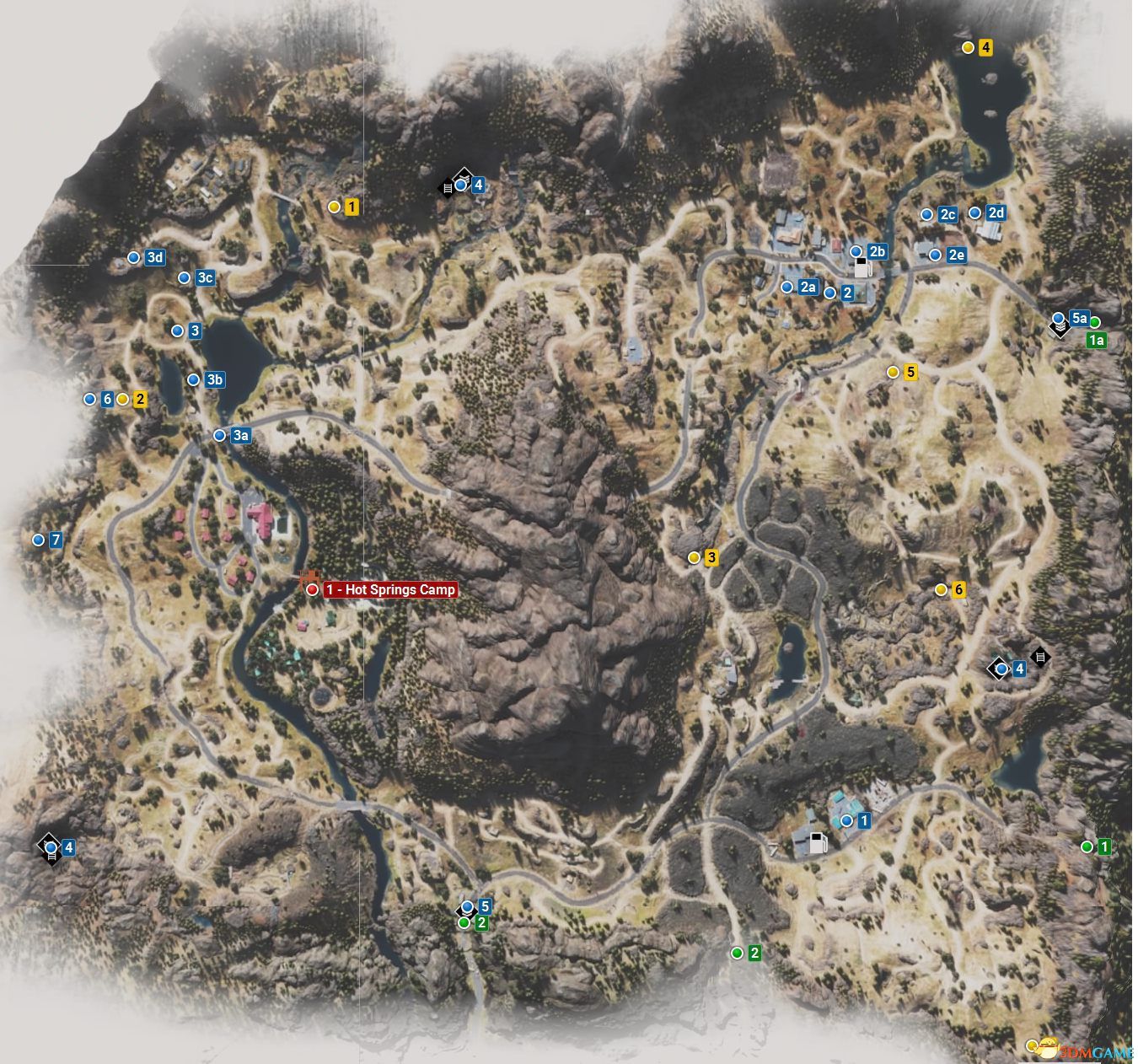 days gone map