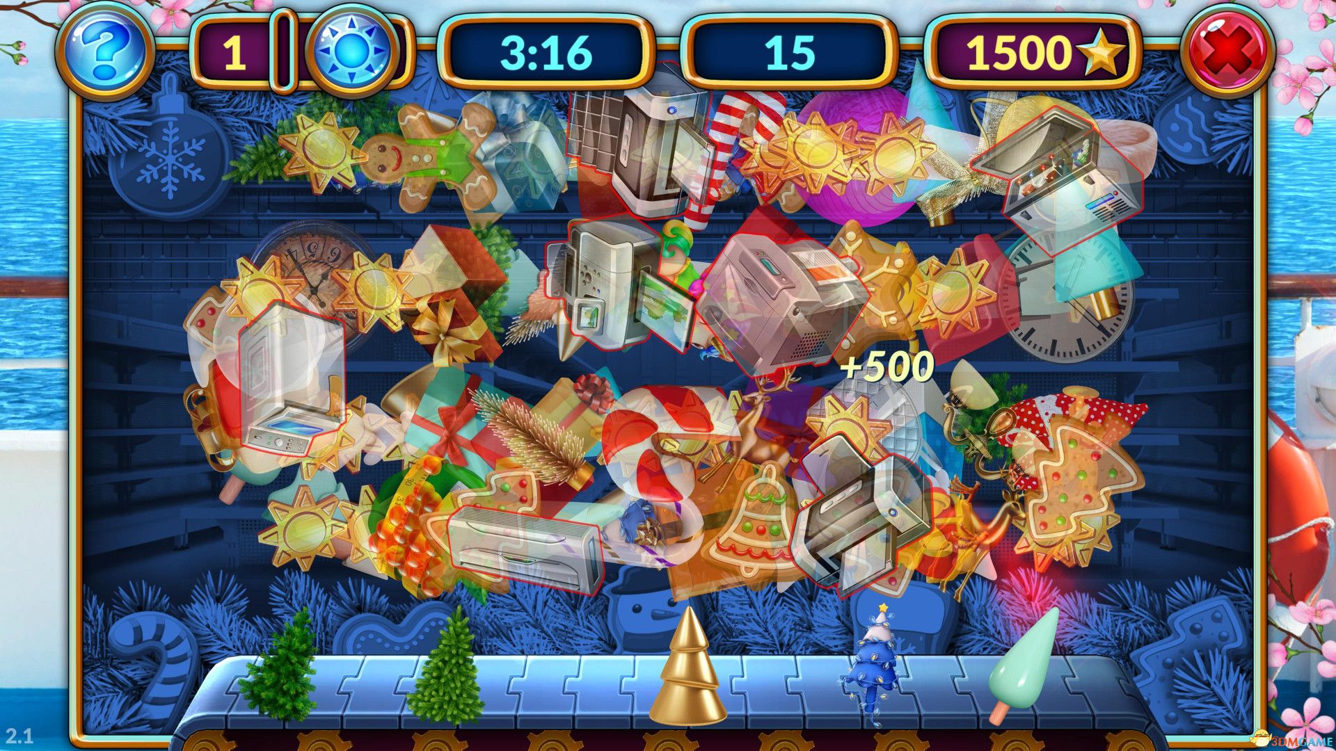 购物中心20：圣诞游轮（Shopping Clutter 20: Christmas Cruise）|解压即玩|