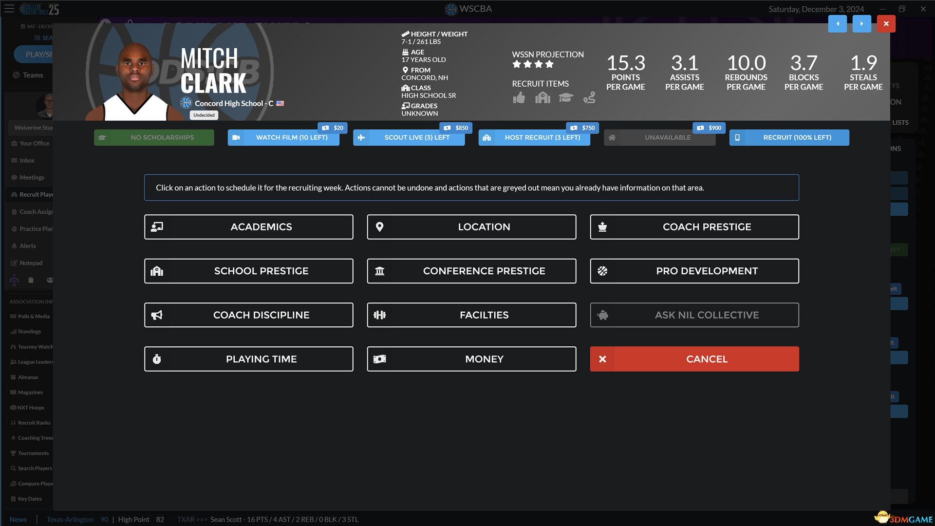 选秀日体育：大学篮球2025（Draft Day Sports: College Basketball 25）|解压即玩|