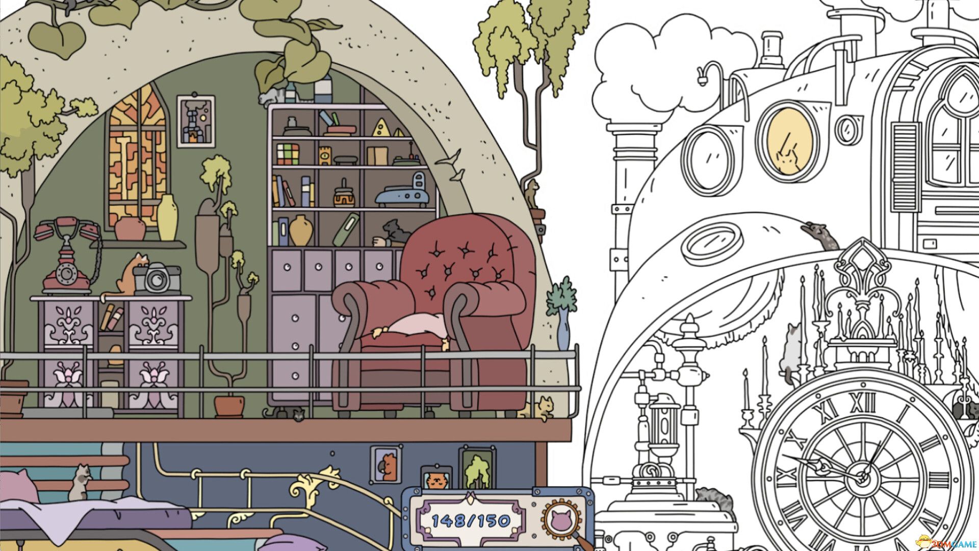 隐藏猫咪3:蒸汽世界(HIDDEN CATS 3: Steampunk)|解压即玩|