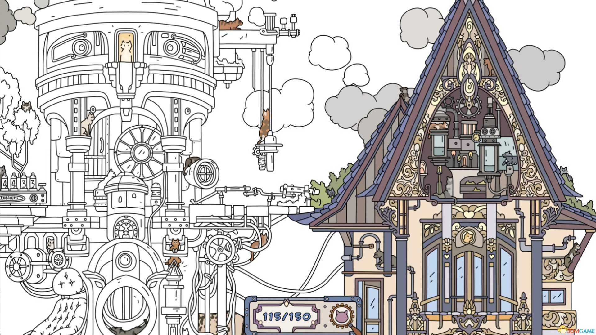 隐藏猫咪3:蒸汽世界(HIDDEN CATS 3: Steampunk)|解压即玩|