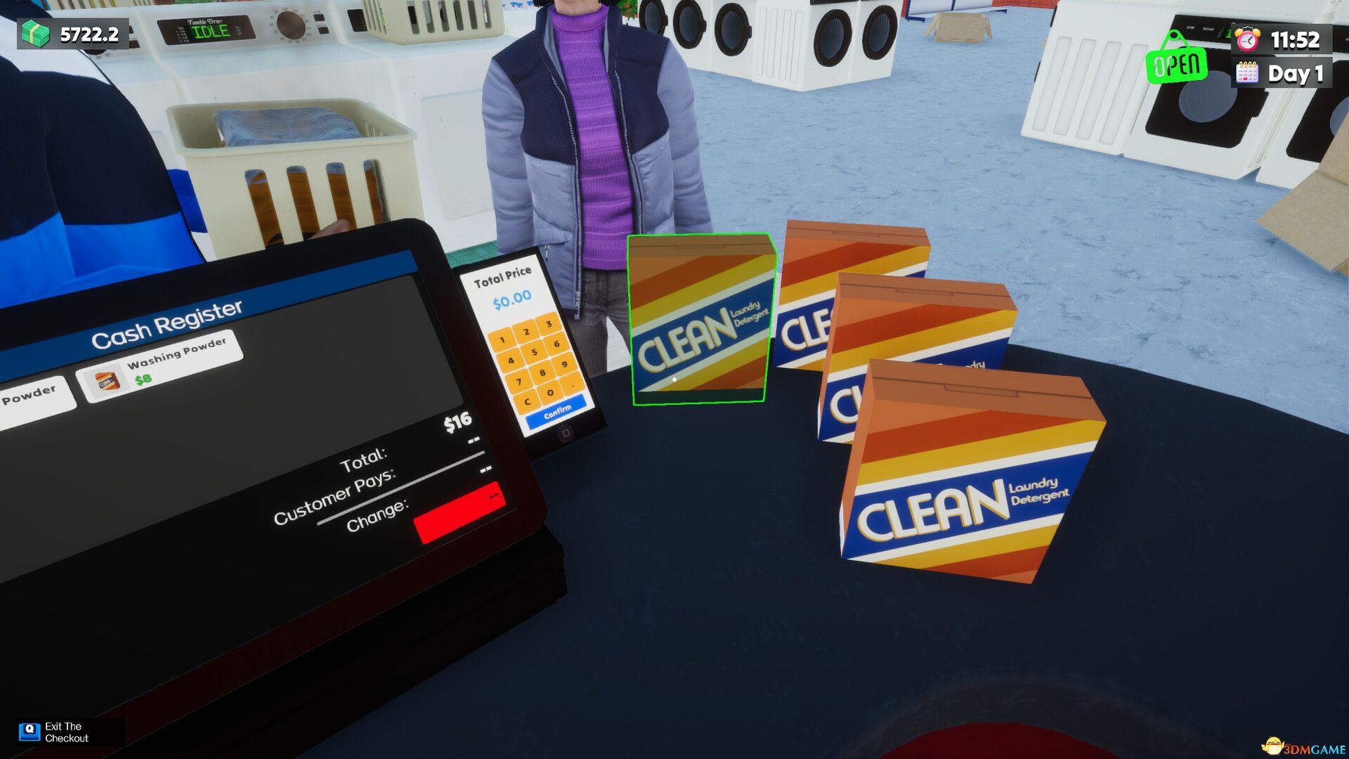 洗衣店模拟器:洗刷刷!(Laundry Supermarket Simulator)|解压即玩|