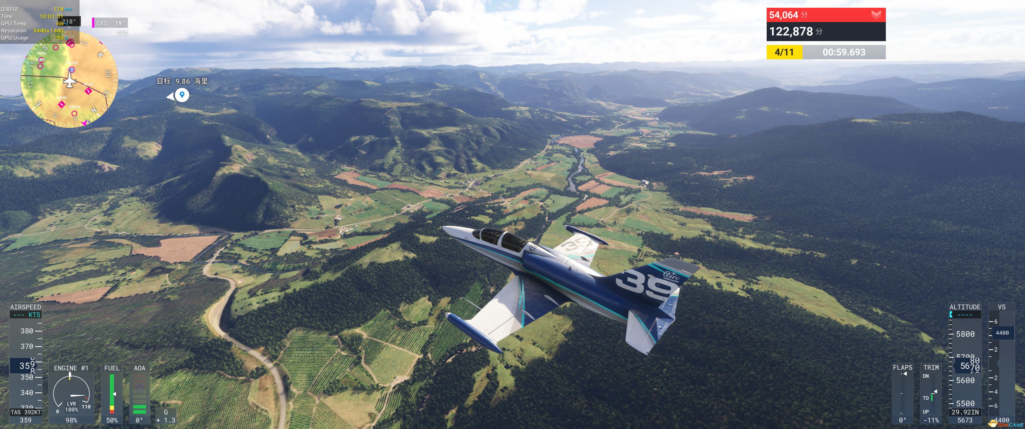 MSFS 2024 自带130架飞机和165座机场-1400 