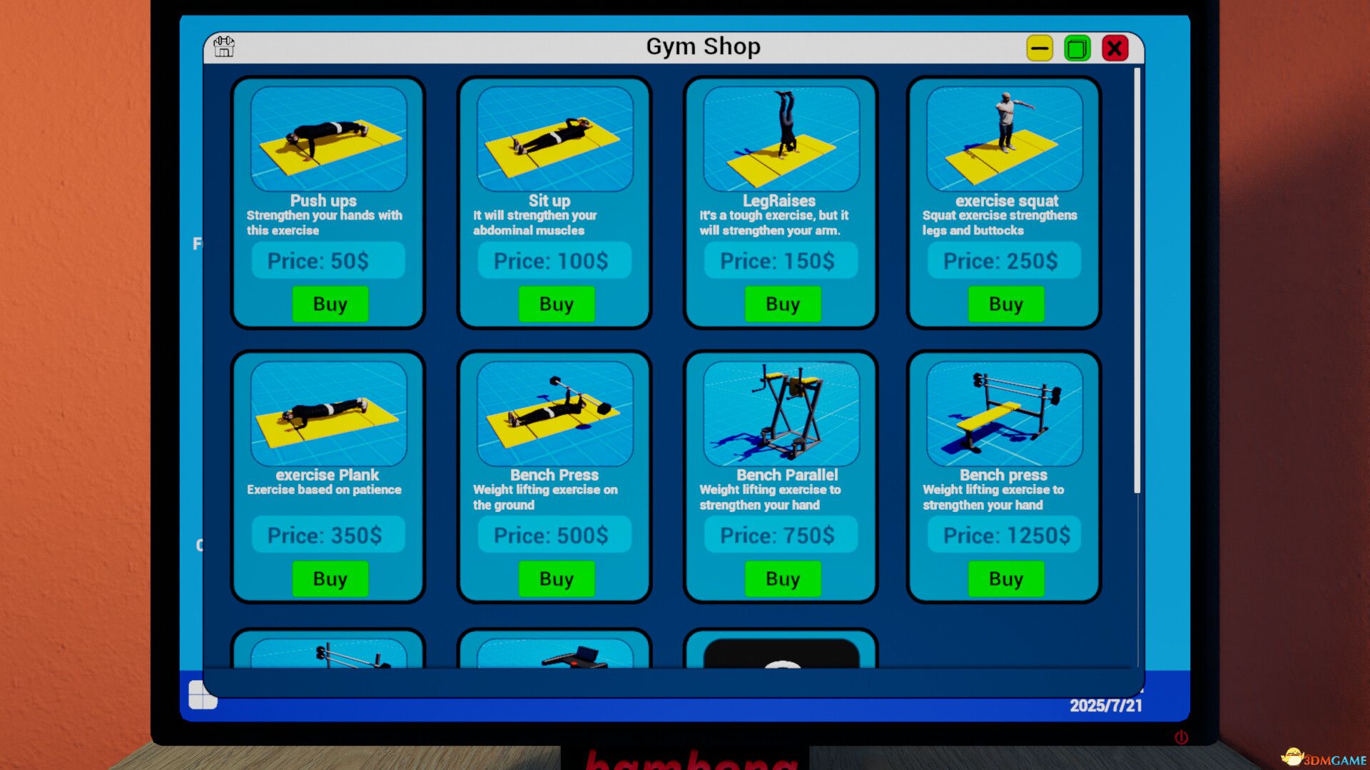 电玩健身房（Gym Simulator）|解压即玩|