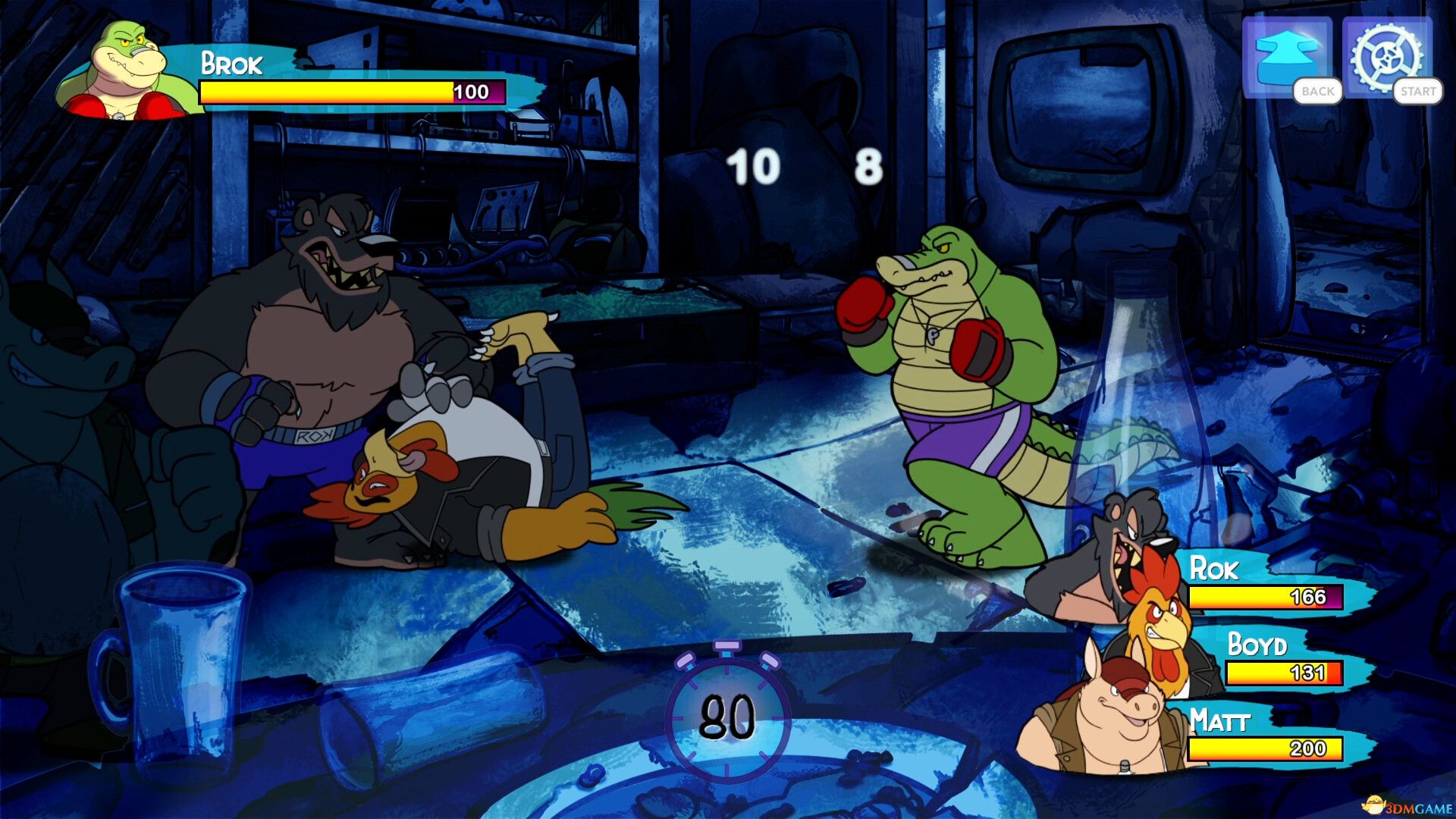 鳄鱼侦探布罗格:乱斗吧(BROK the InvestiGator The Brawl Bar)|解压即玩|