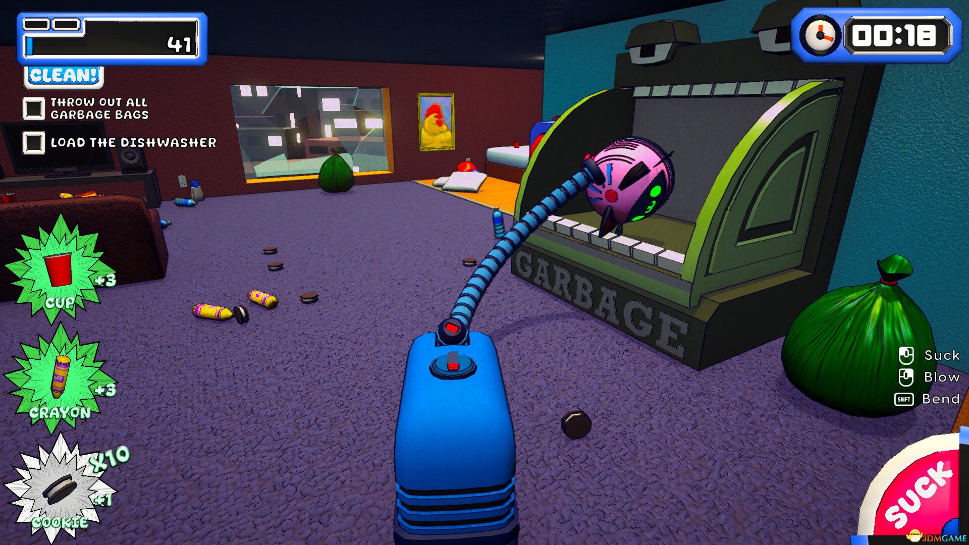 吸尘风暴：吸吸吹吹大冒险（ACUVAC: A Suck and Blow Adventure）|解压即玩|