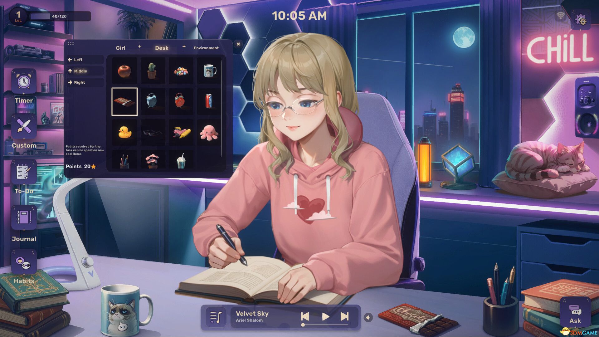 Lo-Fi女孩：AI助手（Lo-Fi Girl: AI Assistant）官方中文 |解压即玩|