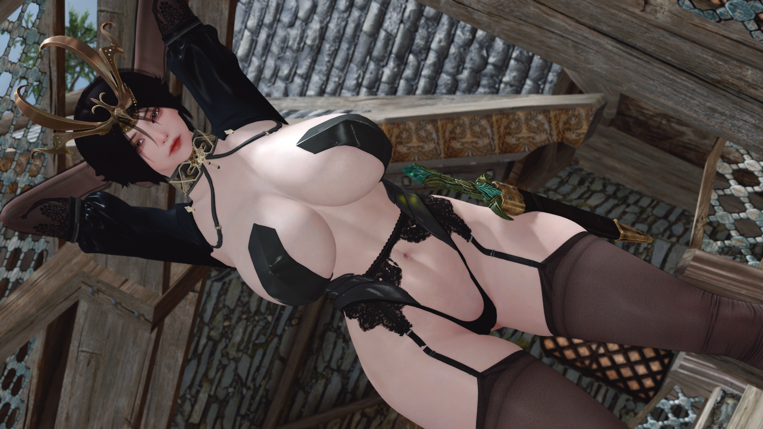 《上古卷轴5：天际重制版》MOD|女随从西西尔|