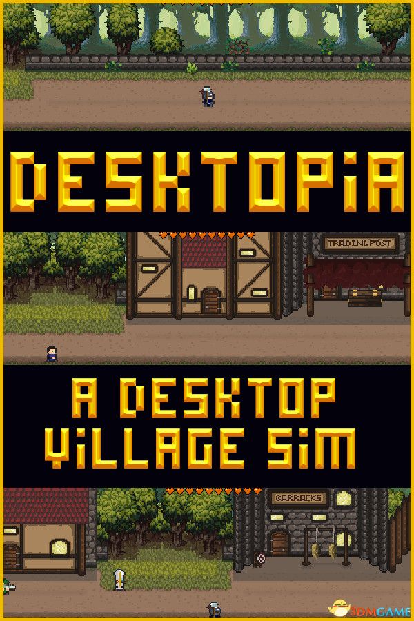 桌面小镇:桌面村庄模拟(Desktopia: A Desktop Village Simulator)|解压即玩|