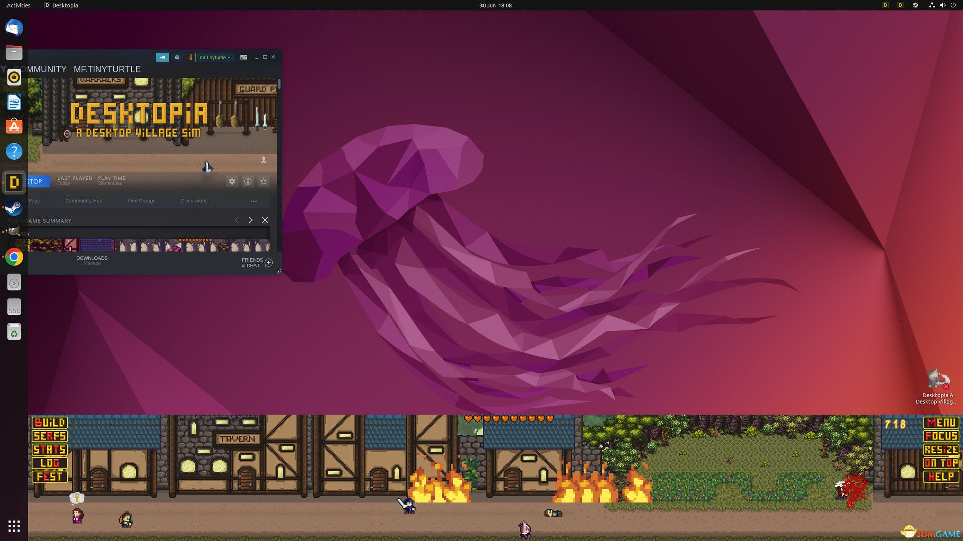 桌面小镇:桌面村庄模拟(Desktopia: A Desktop Village Simulator)|解压即玩|