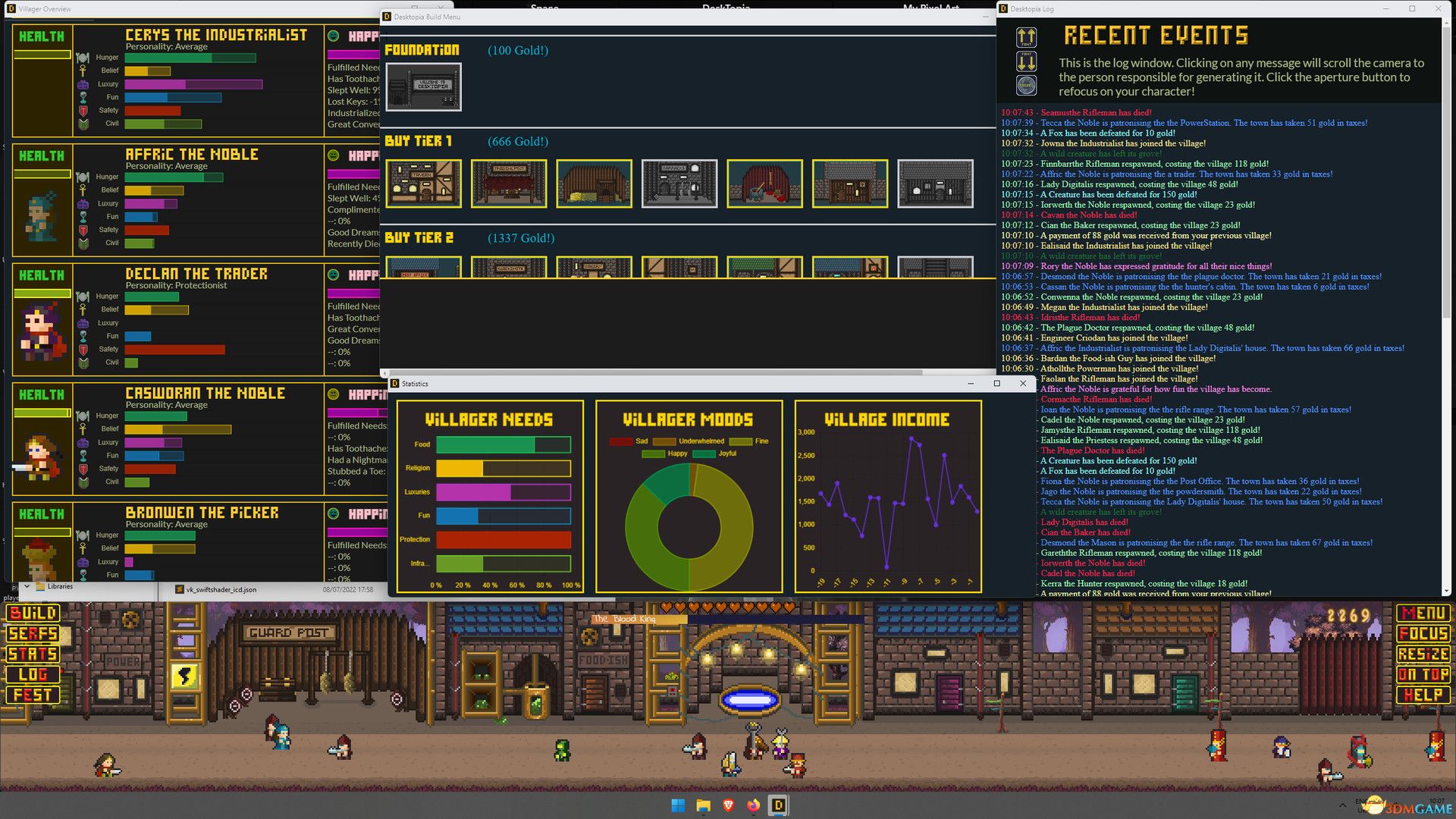 桌面小镇:桌面村庄模拟(Desktopia: A Desktop Village Simulator)|解压即玩|