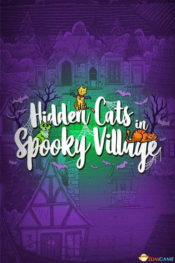 隐藏在幽灵村的猫(Hidden Cats in Spooky Village)|解压即玩|