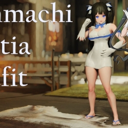 赫斯提亚套装~[SE] Danmachi Hestia Outfit CBBE 3BA BHUNP