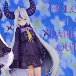 Hololive拉普拉斯黑夜套装~[SE] Hololive La+ Darkness Outfit CBBE 3BAv2 BHUNP