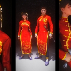 龙之桧拳师套装~[SE] Dragonwood Pugilist Outfit - Lunar New Year Special CBBE 3BA BHUNP