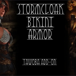 风暴斗篷比基尼~Stormcloaks Bikini armor 3BA HDT-SMP - Tawoba add-on